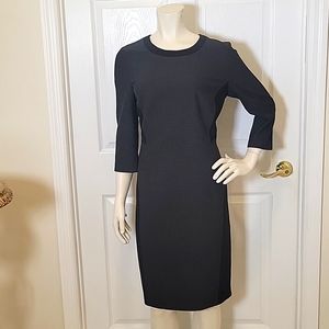 Gerry Weber gray and black midi dress size 12